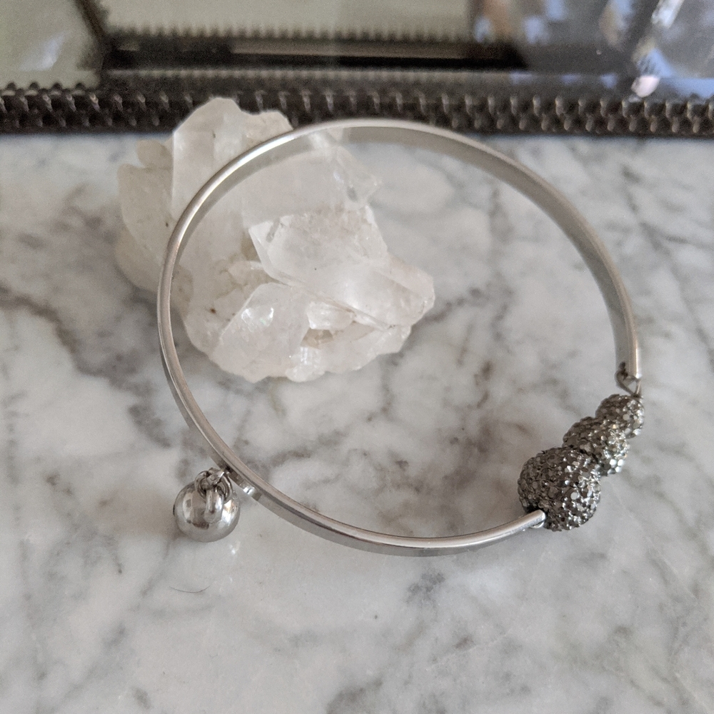 RACHEL RacheL Roy silver color bracelet NWOT